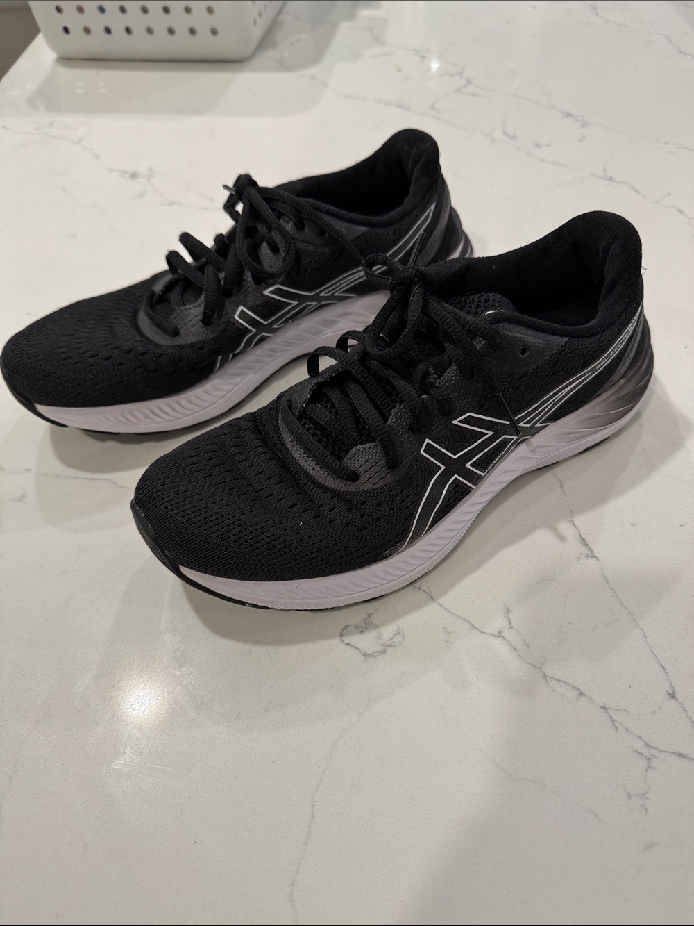 Asics Women’s black  and White Athletic Sneakers